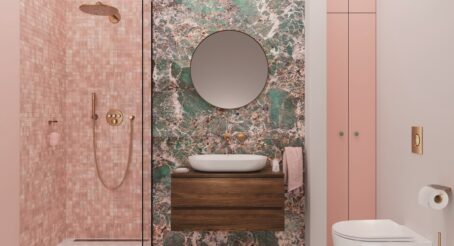 Kleur in de badkamer: mag dat?